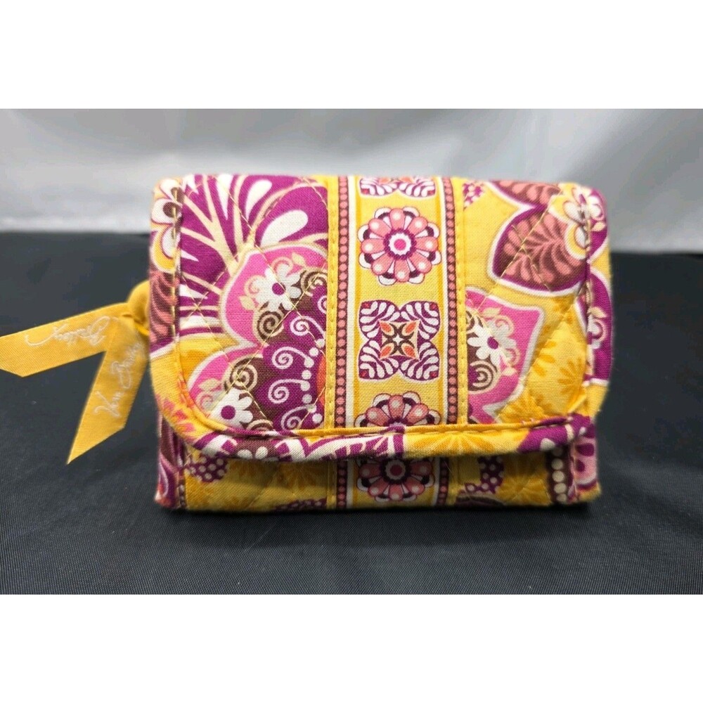 Vera Bradley Bali Gold Trifold Wallet